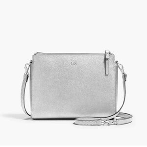 LO & SONS Silver Crossbody Bag NWOT